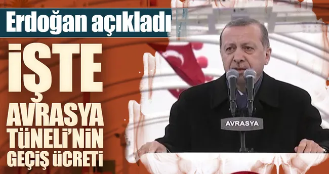 Avrasya Tüneli ücretsiz olacak mı?