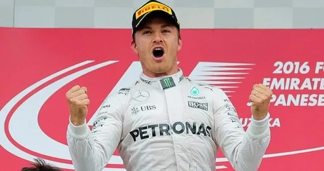 Rosberg yine kazandı, farkı açtı!