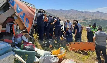 Malatya’da kamyon şarampole devrildi: 2 ölü, 2 yaralı