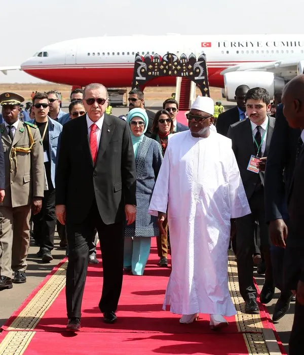Cumhurbaşkanı Erdoğan Mali'de