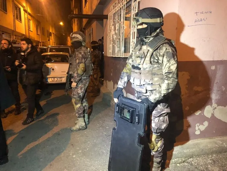 Bursa'da 4 bin polisle uyuşturucu ve terör operasyonu