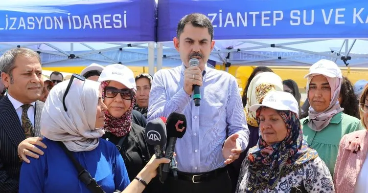 Bakan Kurum: Gaziantep’teki çalışmalarımızla 150 bin kişiye istihdam sağlayacağız
