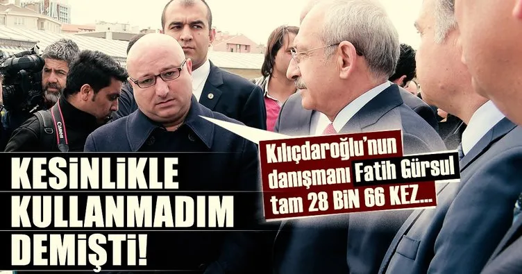 Kılıçdaroğlu’nun eski danışmanı Fatih Gürsul ile ilgili flaş tespit!
