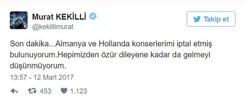 Murat Kekilli'den Hollanda tepkisi - 1