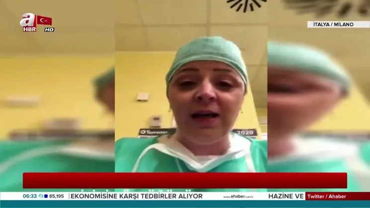 İtalyan hemşire durumun ciddiyetini böyle anlattı!