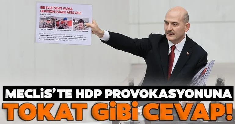 HDP’nin Meclis’teki terör provokasyonuna geçit verilmedi!