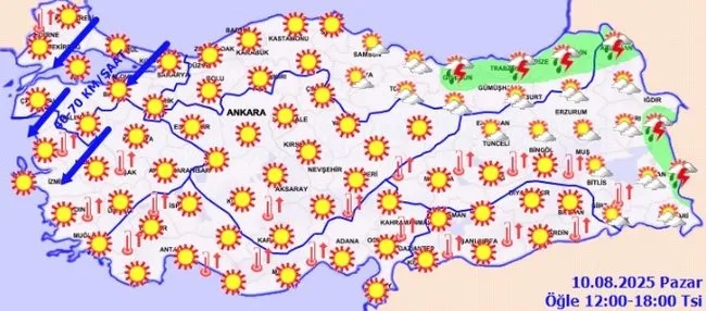 SON DAKİKA | Yeni sıcak hava dalgası kapıda! Meteoroloji’den kritik uyarı: O illerde termometreler 44 dereceyi görecek!
