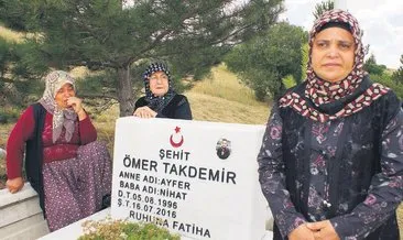 15 Temmuz şehidi Takdemir mezarı başında anıldı