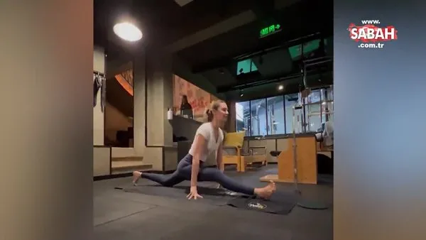 Demet Şener spor yaparken paylaştı, fit vücuduyla kendine hayran bıraktı | Video