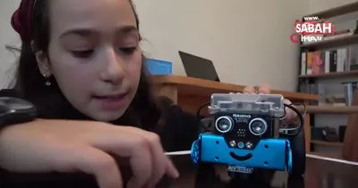 Amasyalı öğrenciler robotik kodlamayı emanet robotlarla evlerinde öğreniyor | Video