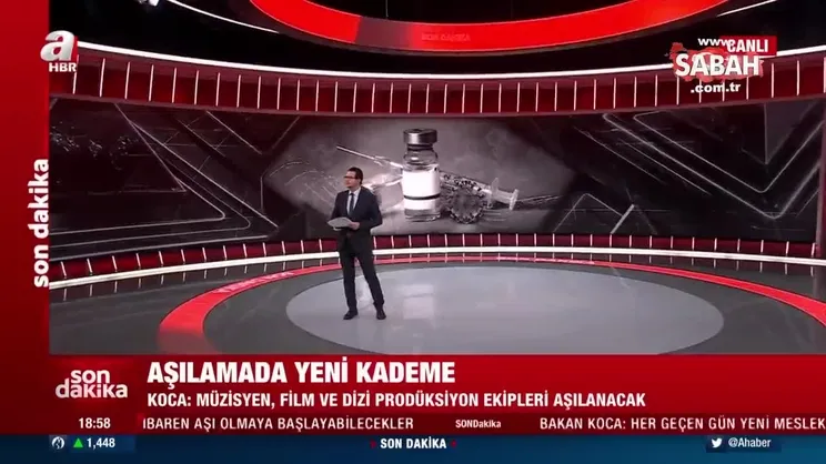Sağlık Bakanı Fahrettin Koca duyurdu: Müzisyen, film ve dizi prodüksiyon ekipleri aşı olmaya başlayabilecek | Video
