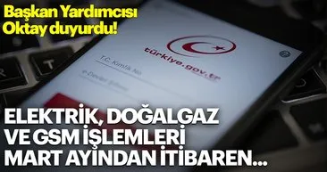 Başkan Yardımcısı Oktay duyurdu! O işlemler e-Devlet üzerinden yapılabilecek