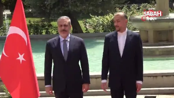 Dışişleri Bakanı Fidan, İranlı mevkidaşı Abdullahiyan ile bir araya geldi | Video