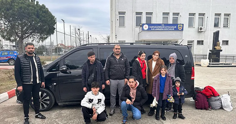 Tekirdağ’da yurda giriş yaptığı belirlenen 10 düzensiz göçmen yakalandı