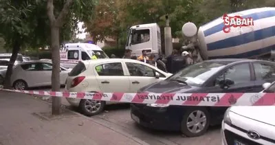 Kedilere yem vermek için çıktığı sokakta beton mikseri altında kaldı | Video