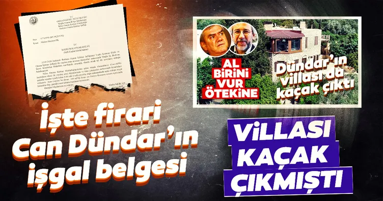 İşte firari Can’ın işgal belgesi!