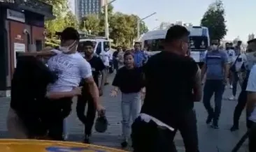 İBB zabıtasından kadında uçan tekme