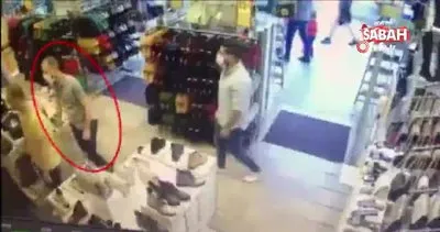 İstanbul Fatih’te mağazadan cep telefonu çalan hırsız polise yakalandı | Video