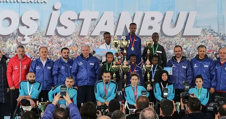 İstanbul Maratonu’nda ödüller verildi