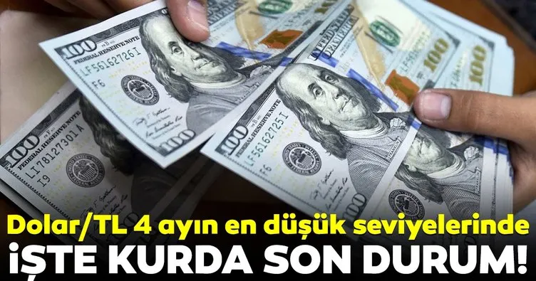 Türk lirası pozitif ayrışmaya devam ediyor! Dolar/TL 4 ayın en düşük seviyelerinde