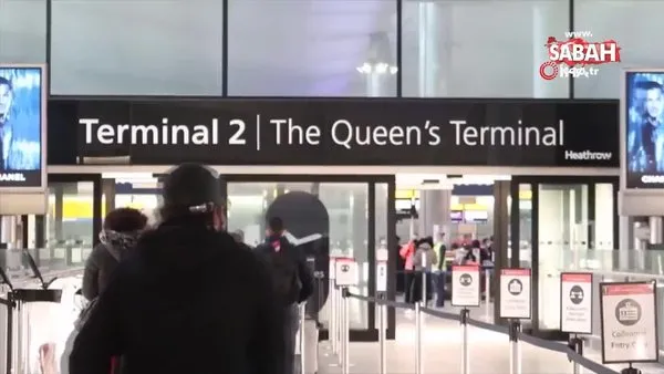 Son dakika: Ülkeler tek tek iptal ediyor! Londra'daki Heathrow Havalimanı'nda büyük panik | Video
