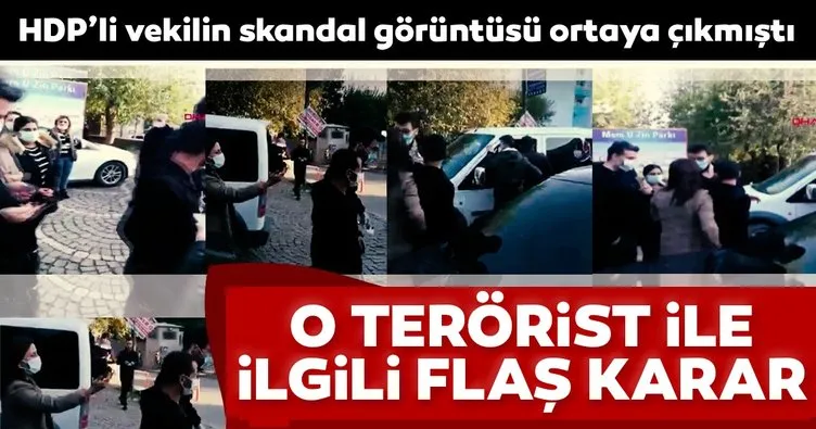 HDP milletvekilden şok hareket! Delillerini örtbas etmeye çalıştığı terörist tutuklandı