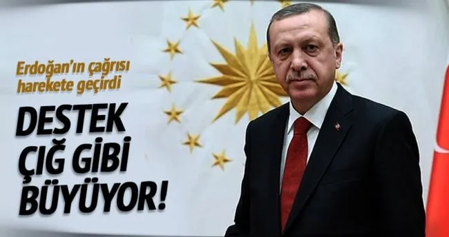 Operasyonlara destek imzası onbinleri aştı