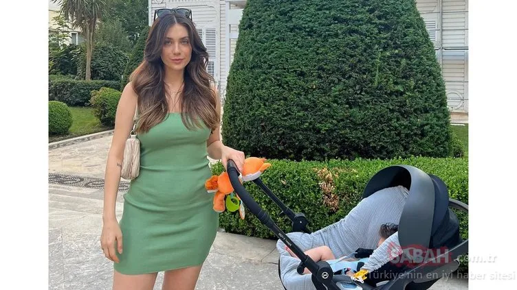 Oyuncu Fulya Zenginer ve ailesinin eğlenceli tatil pozları! Milan bebeğin sevimli halleri ilgi odağı oldu