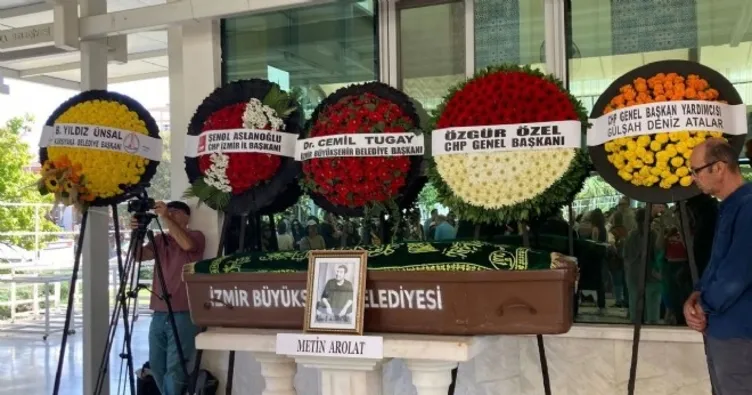 Metin Arolat’a İzmir’de son görev