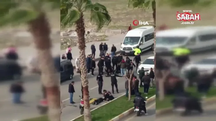 Nusaybin’de motosiklet sürücüsü 13 yaşındaki çocuğa çarptı! 2 yaralı | Video