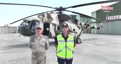 Jandarmadan helikopter destekli trafik denetimi | Video