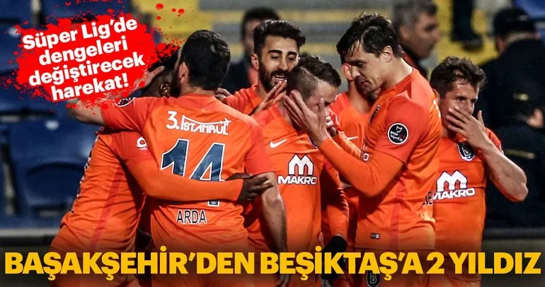 Beşiktaş, Medipol Başakşehir’in 2 yıldızının peşinde