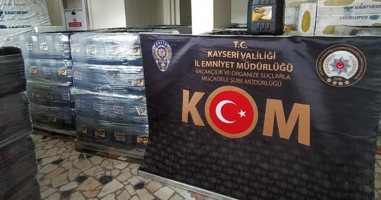 Kayseri’de kaçak akaryakıt operasyonu: 25 ton karışımlı akaryakıt ele geçirildi