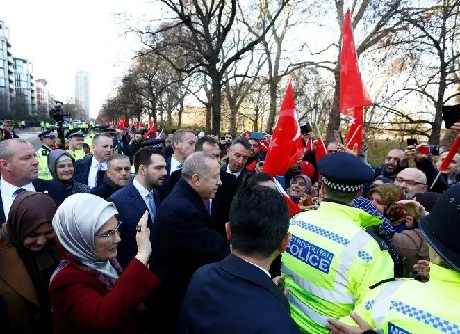 Başkan Erdoğan’a Londra’da yoğun ilgi!
