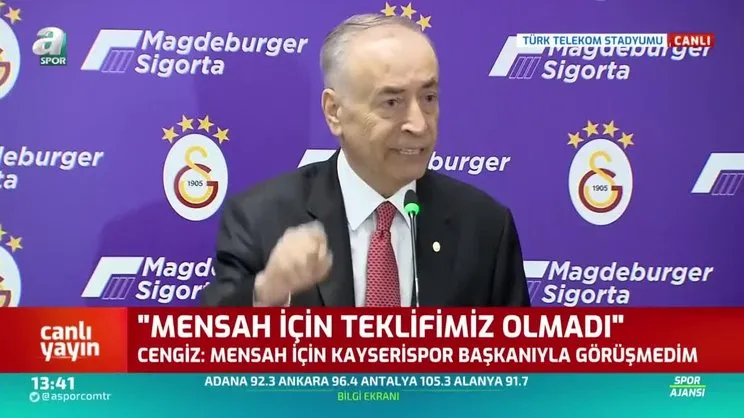 Mustafa Cengiz'den Mensah ve Mehmet Ekici sözleri