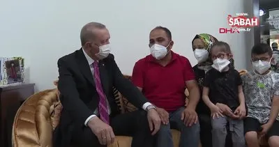 Başkan Erdoğan Sincan’da yaşayan Mustafa Ürün ve ailesini ziyaret etti | Video