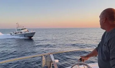 Yunanlar Türk balıkçı teknesini taciz etti #canakkale