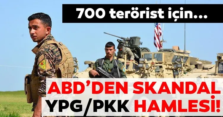 ABD’den skandal hamle! 700 teröristi eğitip müttefiki YPG/PKK saflarına kattı!