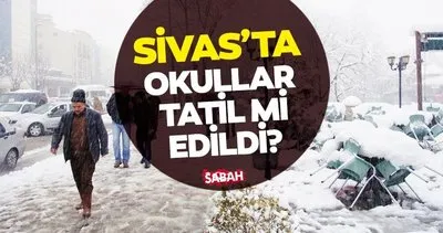 Sivas’ta bugün okullar tatil mi edildi? 20 Aralık Pazartesi Sivas’ta kar tatili olacak mı? İşte Valilik açıklaması