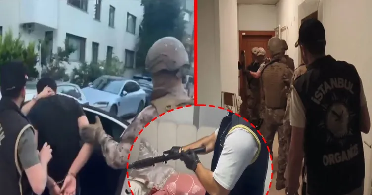İstanbul merkezli 12 ilde suç örgütlerine operasyon: 74 gözaltı