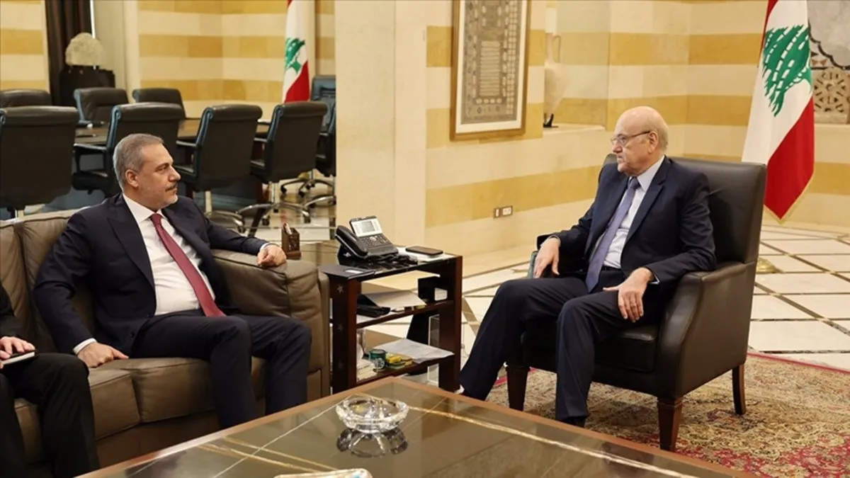 Dışişleri Bakanı Fidan Lübnan Başbakanı Mikati ile görüştü