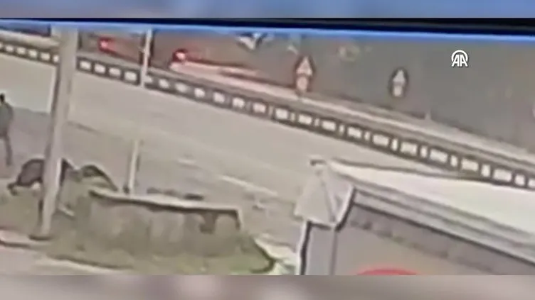 Balıkesir’deki kazada 28 kişi yaralanmıştı! Dehşet anları güvenlik kamerasında
