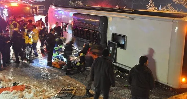 Bartın’da yolcu otobüsü devrildi: 2 ölü, 5 yaralı