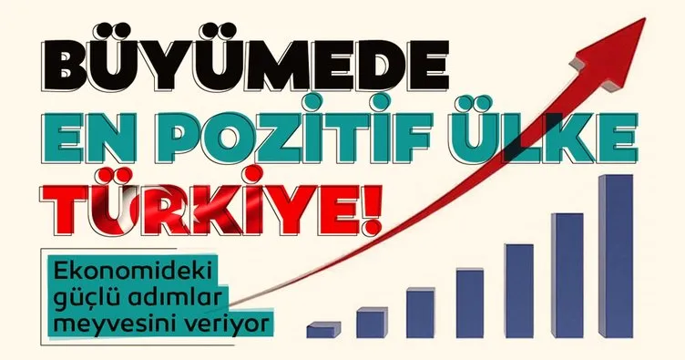 Ekonomideki güçlü adımlar meyvesini veriyor! Büyümede en pozitif ülke Türkiye