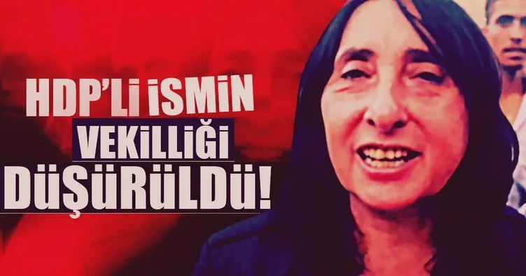 Son Dakika: HDP’li Nursel Aydoğan’ın milletvekilliği düşürüldü