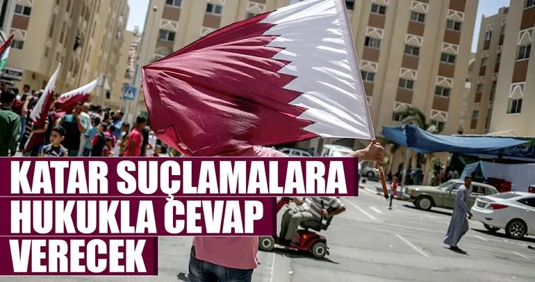 Katar suçlamalara hukukla cevap verecek
