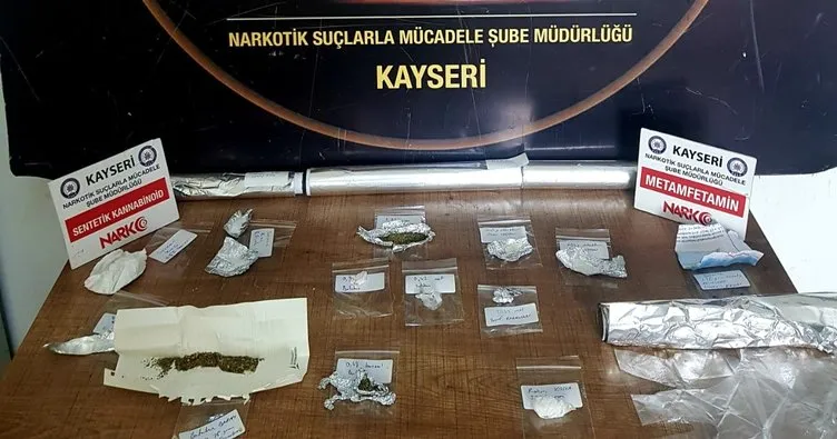 Kayseri’de uyuşturucu operasyonu: 32 gözaltı