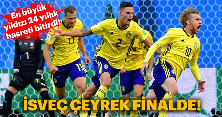 2018 Dünya Kupası'nda İsveç, Emil Forsberg ile çeyrek finalde