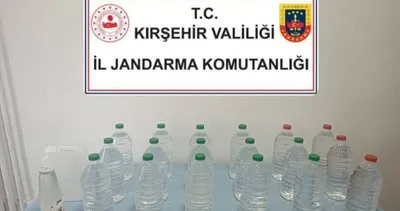 Kırşehir’de 48 litre kaçak alkol ele geçirildi #kirsehir