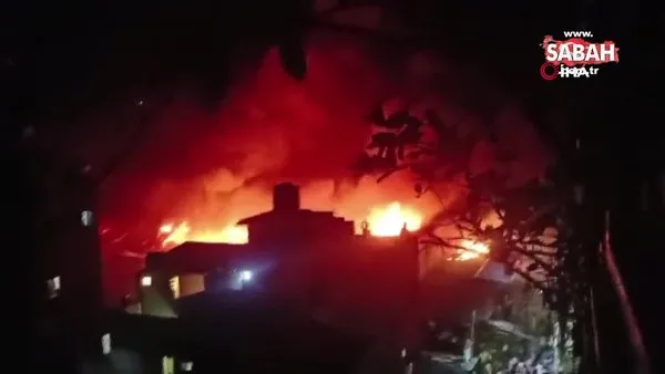 Bangladeş’te çarşıda yangın: Yüzlerce dükkan küle döndü | Video